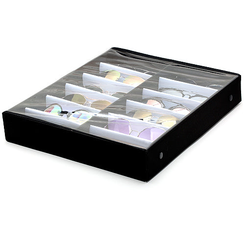 12 SLOT SUNGLASS DISPLAY CASE - HB Sunglass Company
